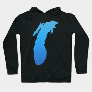 Lake Michigan Great Lakes Outline Hoodie